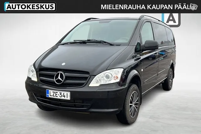 Mercedes-Benz Vito 116CDI -3,05/32K keskipitkä A2 4x4 Aut.* ALV / Nelikko / Koukku * Image 1